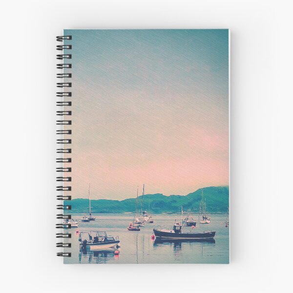 Item preview, Costa de Argyll con barcos designed and sold by BethsdaleArt.
