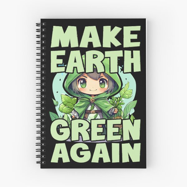 Item preview, MAKE EARTH GREEN AGAIN climate change global warming environmentalist clean energy off-grid  designed and sold by Jt41.