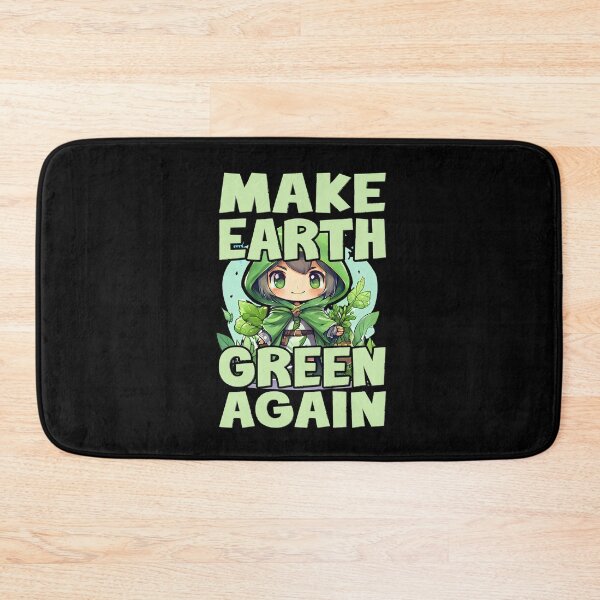 Item preview, MAKE EARTH GREEN AGAIN climate change global warming environmentalist clean energy off-grid  designed and sold by Jt41.
