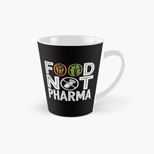 Item preview, Food Not Pharma - This gift is perfect for advocates of a healthy lifestyle and natural medicine. designed and sold by ZyziowskyArt.
