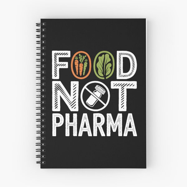 Item preview, Food Not Pharma - This gift is perfect for advocates of a healthy lifestyle and natural medicine. designed and sold by ZyziowskyArt.