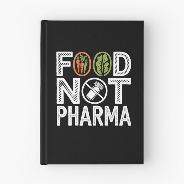 Item preview, Food Not Pharma - This gift is perfect for advocates of a healthy lifestyle and natural medicine. designed and sold by ZyziowskyArt.