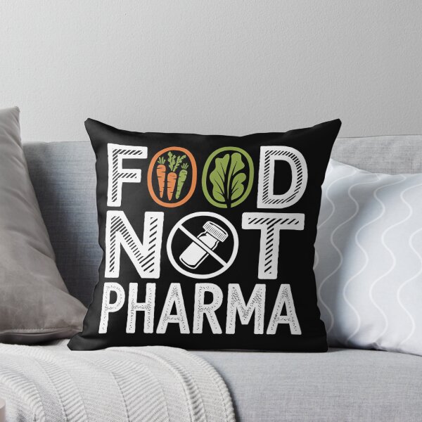 Item preview, Food Not Pharma - This gift is perfect for advocates of a healthy lifestyle and natural medicine. designed and sold by ZyziowskyArt.