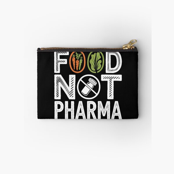 Item preview, Food Not Pharma - This gift is perfect for advocates of a healthy lifestyle and natural medicine. designed and sold by ZyziowskyArt.
