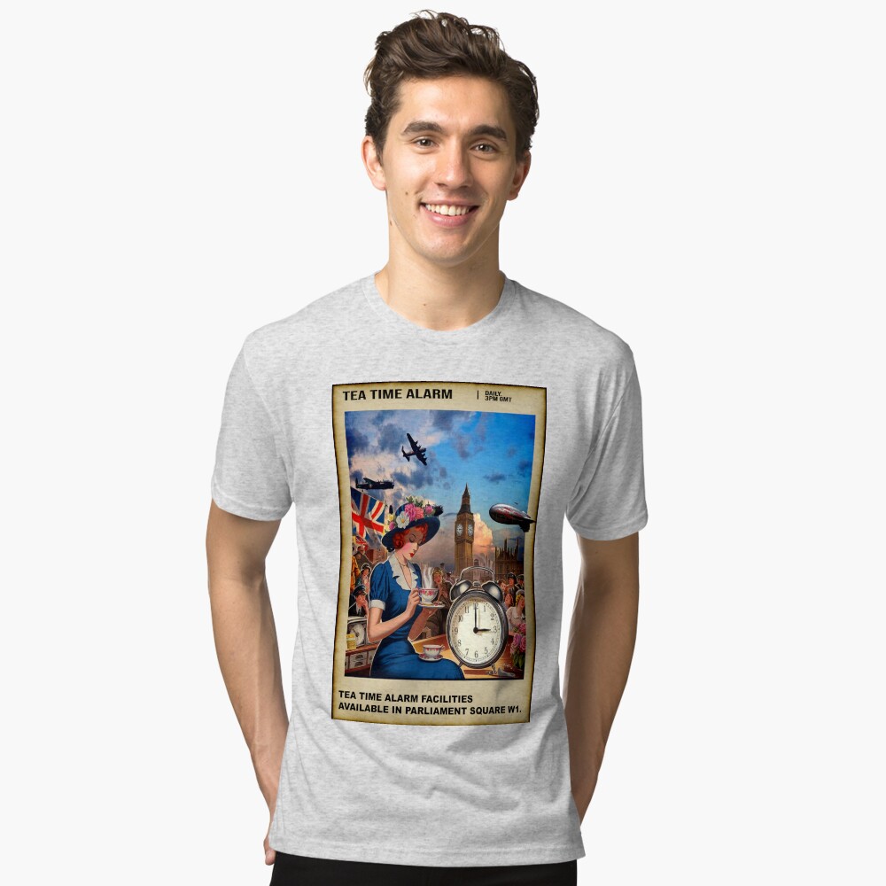 Item preview, Tri-blend T-Shirt designed and sold by bywhacky.