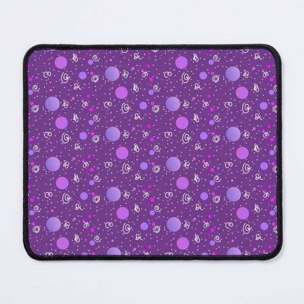 Item preview, Deep purple violet handdrawing lines and dots | original dot pattern with hand drawn line squiggle designed and sold by lausn.