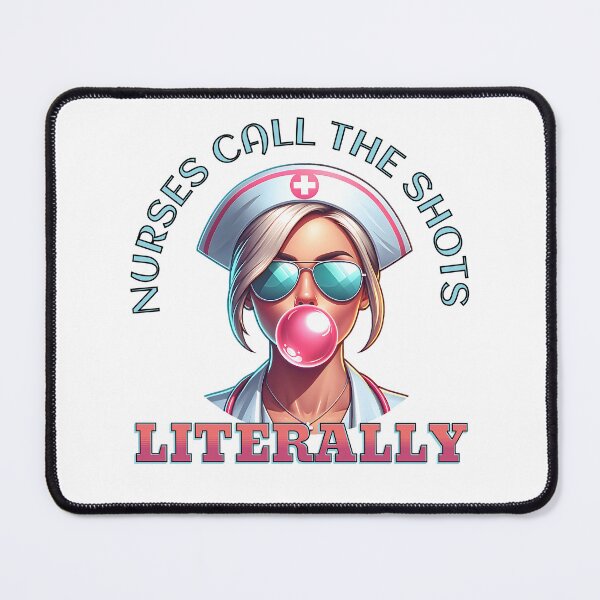 Item preview, Nurses Call the Shots – Badass Nurse designed and sold by Fragy72.