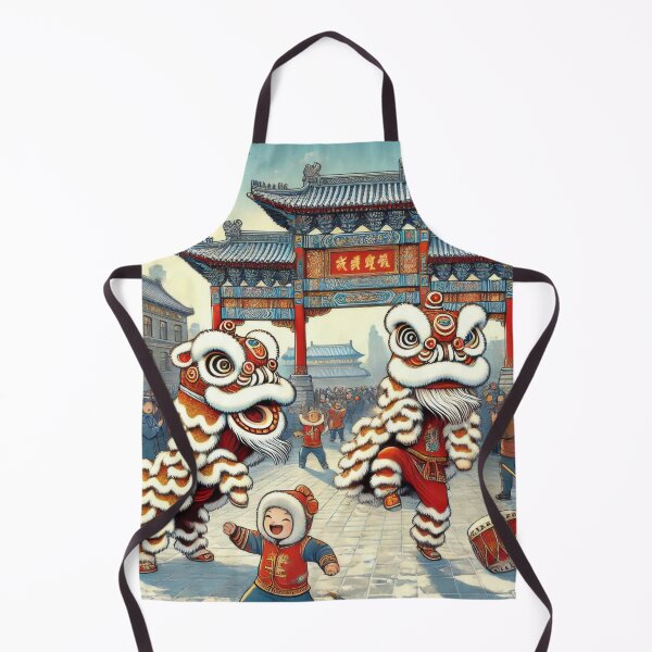 Item preview, Northern Lion Dance in Tianjin designed and sold by BobArtGallery.