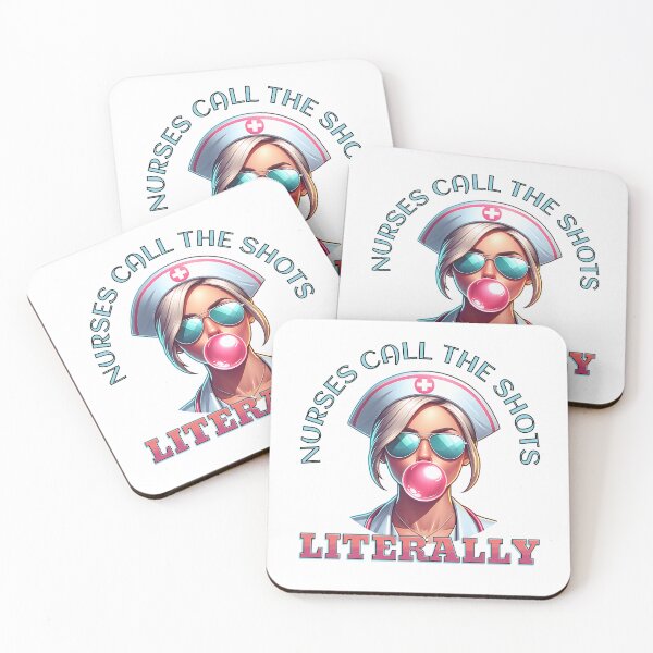 Item preview, Nurses Call the Shots – Badass Nurse designed and sold by Fragy72.