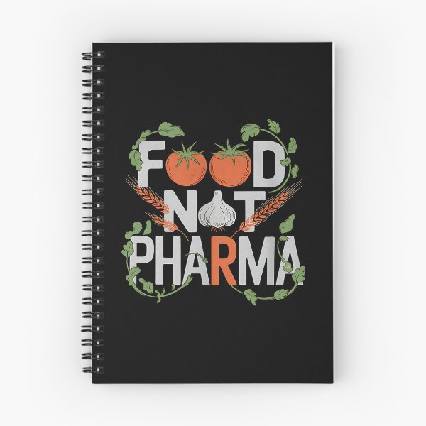 Item preview, Food Not Pharma - This gift is perfect for advocates of a healthy lifestyle and natural medicine. designed and sold by ZyziowskyArt.