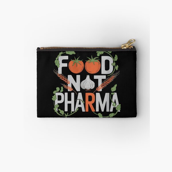 Item preview, Food Not Pharma - This gift is perfect for advocates of a healthy lifestyle and natural medicine. designed and sold by ZyziowskyArt.