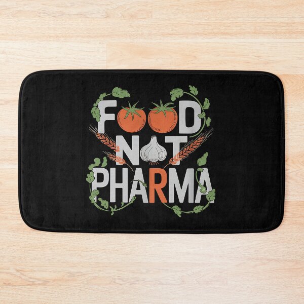 Item preview, Food Not Pharma - This gift is perfect for advocates of a healthy lifestyle and natural medicine. designed and sold by ZyziowskyArt.