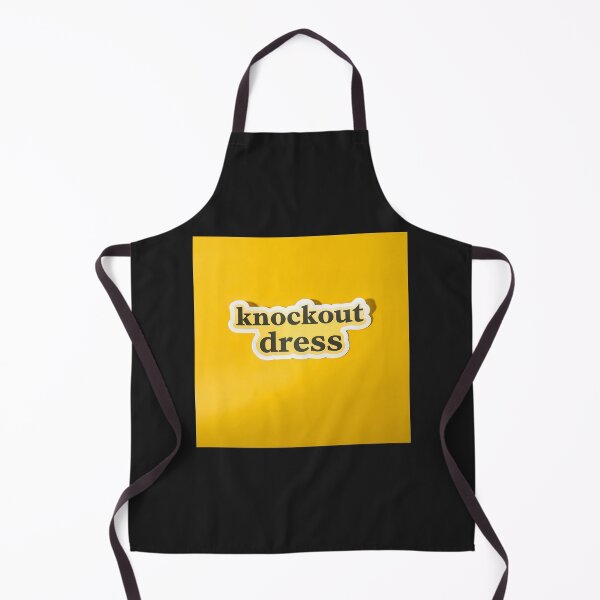 Item preview, Knockout dress yellow sign designed and sold by AhArtMe.