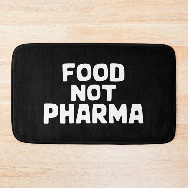 Item preview, Food Not Pharma - This gift is perfect for advocates of a healthy lifestyle and natural medicine. designed and sold by ZyziowskyArt.