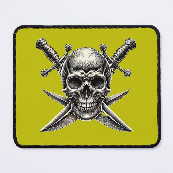 Item preview, Skull and Crossed Swords Dark Gothic Warrior Design designed and sold by Willyboy16.