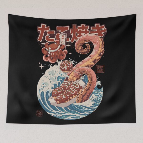 Item preview, THE GREAT OISHI TAKOYAKI - BLACK designed and sold by Angoes25.