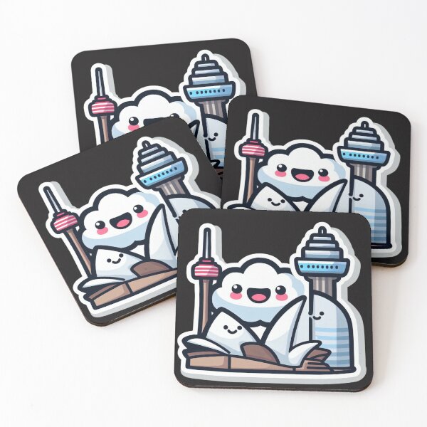 Item preview, Sydney & Toronto Sticker Premium Cool Trendy Best Gift designed and sold by Imaginarium of Chaos falcon88 .
