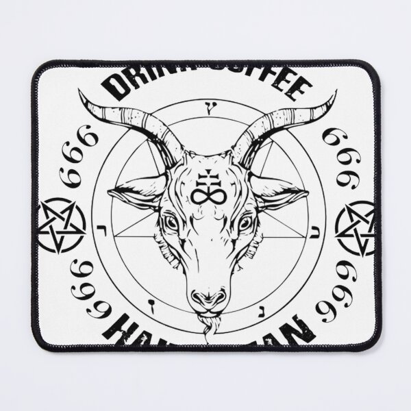 Item preview, Drink Coffee Hail Satan designed and sold by Spiderandfly.