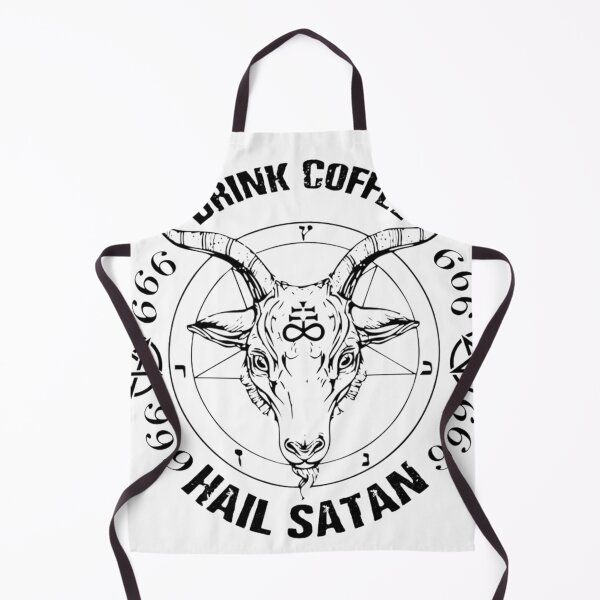 Item preview, Drink Coffee Hail Satan  designed and sold by Spiderandfly.