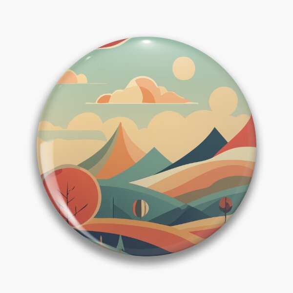 Item preview, Retro Sunrise Landscape designed and sold by SteadyRolling.