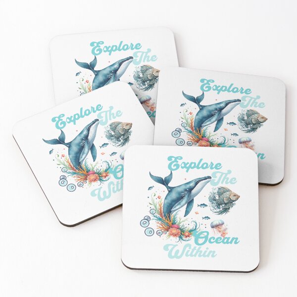Item preview, Explore the Ocean Within - A Mystical Marine Life Design designed and sold by Furr-n-Purr.