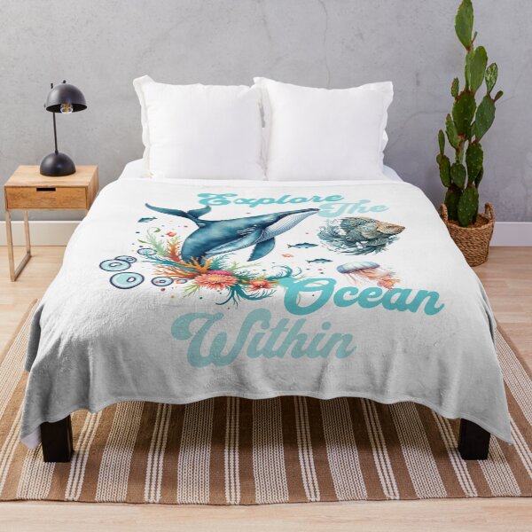 Item preview, Explore the Ocean Within - A Mystical Marine Life Design designed and sold by Furr-n-Purr.