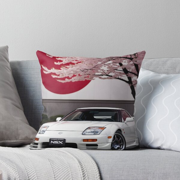 Aperçu de l'œuvre Nissan NSX blanche classique – Élégance intemporelle créée et vendue par Legendary T-Shirts.