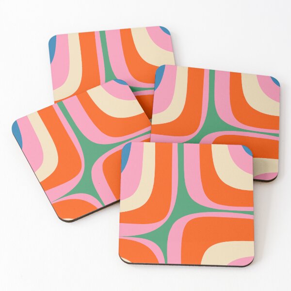 Item preview, Retro Groove Colorful Vibrant Abstract Pattern designed and sold by kierkegaard.