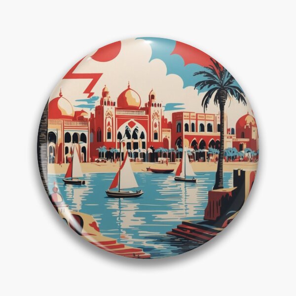 Item preview, Hurghada Egypt Vintage Travel Tourism designed and sold by TravelersGems.