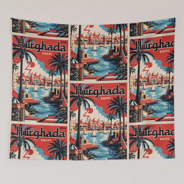 Item preview, Hurghada Egypt Vintage Travel Tourism designed and sold by TravelersGems.