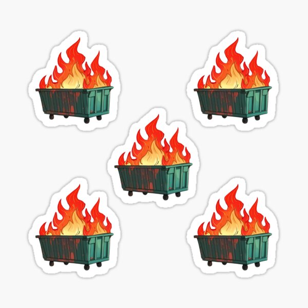 Item preview, Funny Dumpster Fire Pack designed and sold by GuigShop.