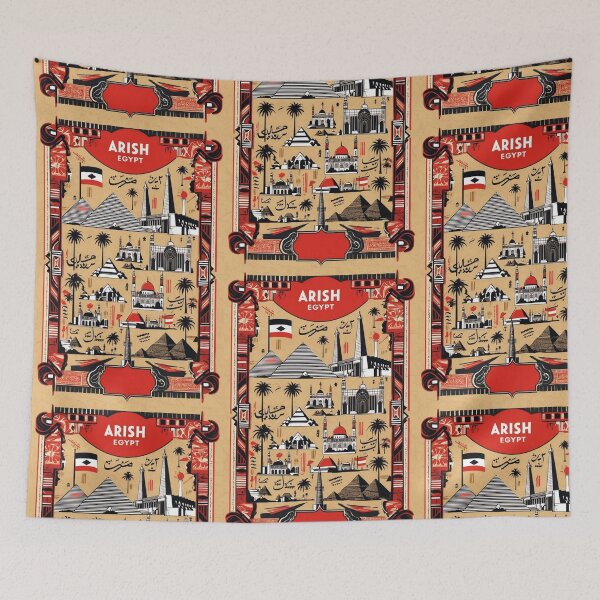 Item preview, Arish Egypt Vintage Travel Tourism designed and sold by TravelersGems.