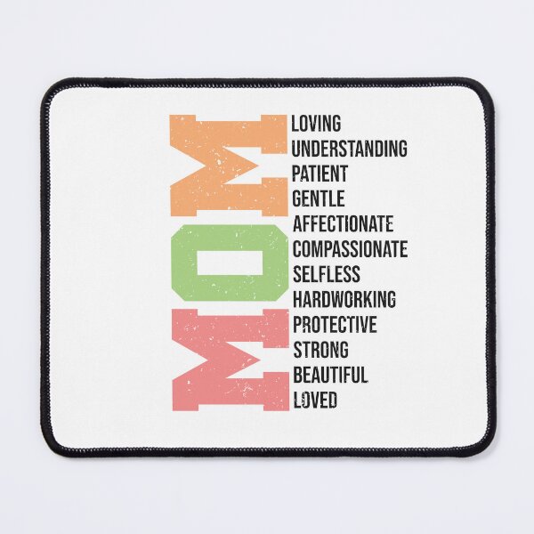 Item preview, MOM: A Tribute to Her Qualities designed and sold by theflowergirl14.