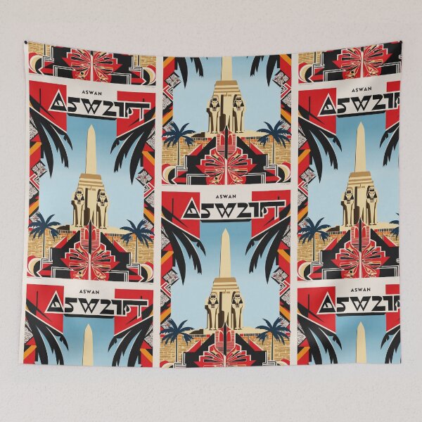 Item preview, Aswan Egypt Vintage Travel Tourism designed and sold by TravelersGems.