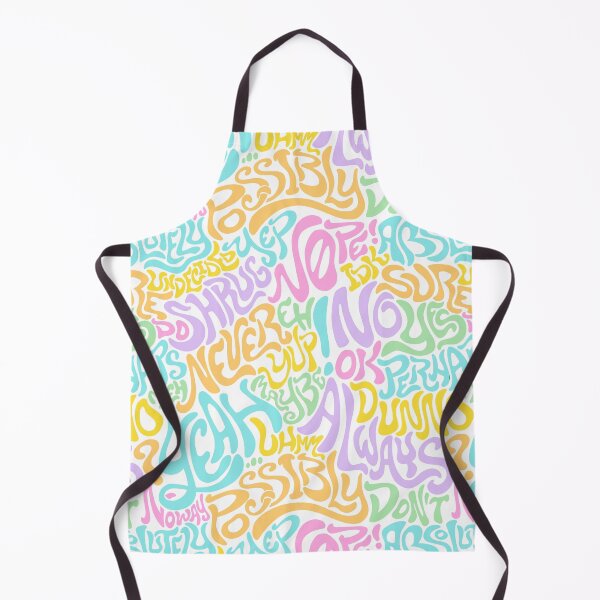 Item preview, Uhmm Maybe | Pastel Hand-Lettered Indecision Typography designed and sold by Bair Bones.