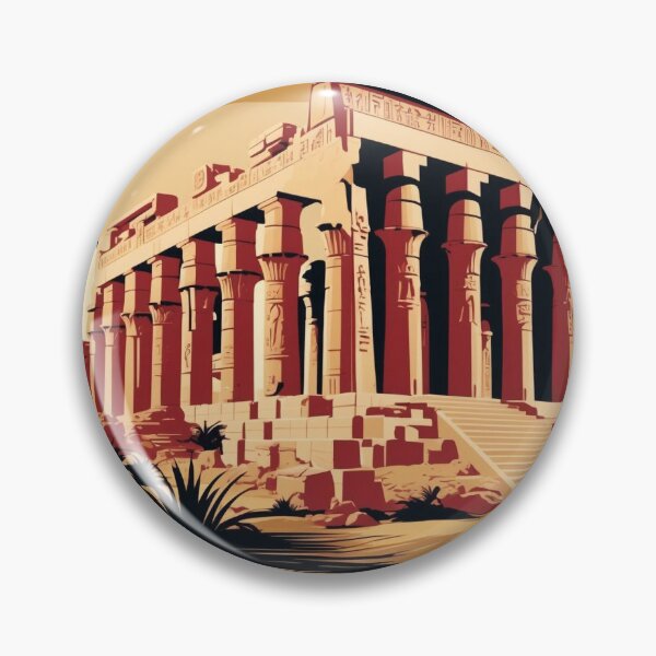 Item preview, Temple of Karnak Egypt Vintage Travel Tourism designed and sold by TravelersGems.
