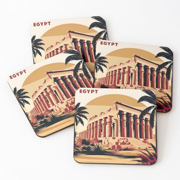 Item preview, Temple of Karnak Egypt Vintage Travel Tourism designed and sold by TravelersGems.