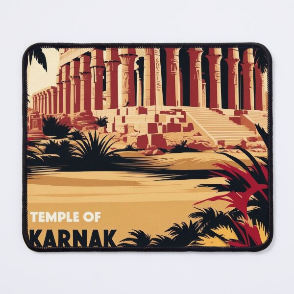 Item preview, Temple of Karnak Egypt Vintage Travel Tourism designed and sold by TravelersGems.