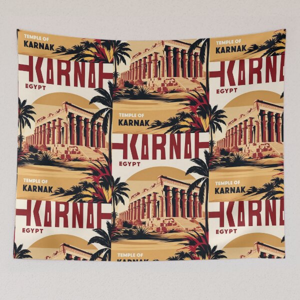 Item preview, Temple of Karnak Egypt Vintage Travel Tourism designed and sold by TravelersGems.