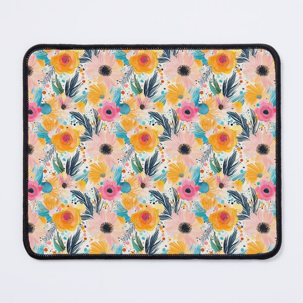 Item preview, artistic vibrant watercolour florals designed and sold by PoppyLaneStudio.