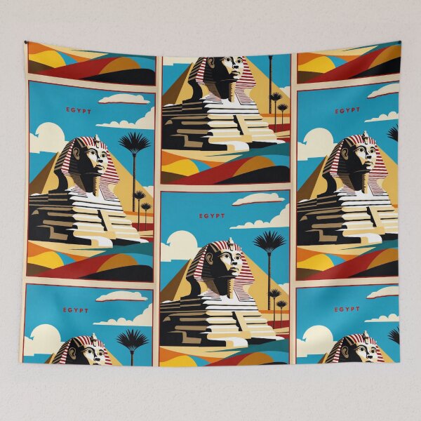 Item preview, Egypt Vintage Travel Tourism designed and sold by TravelersGems.