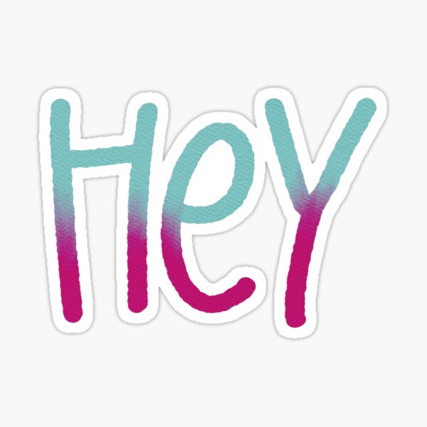 Artikel-Vorschau von Hey Watercolour, designt und verkauft von EveryDayKonfetti.