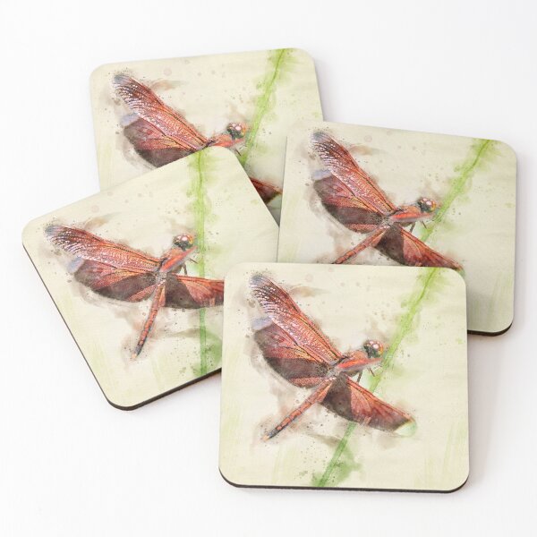 Item preview, Dragonfly watercolour designed and sold by Lakadaisy.