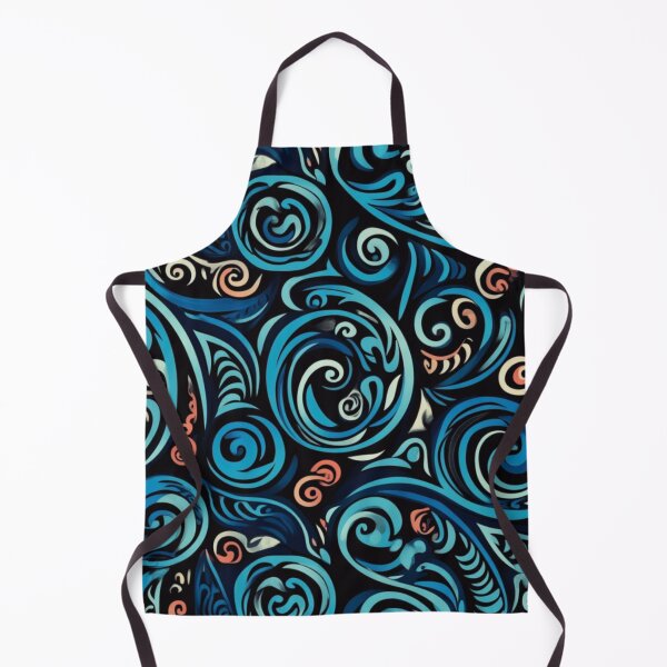 Item preview, New Zealand Māori Paua Pattern Koru Design 354 designed and sold by GrinGalore.