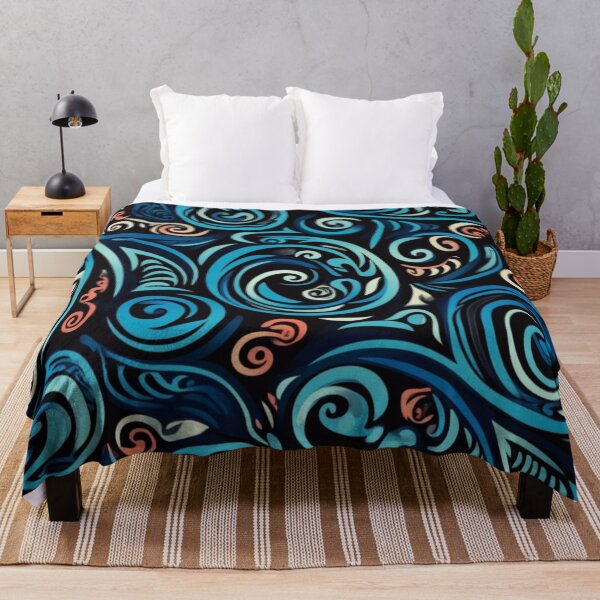 Item preview, New Zealand Māori Paua Pattern Koru Design 354 designed and sold by GrinGalore.