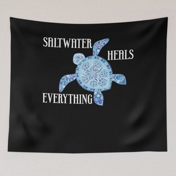 Item preview, Saltwater Heals Everything designed and sold by Kimberley King Art  King Art.