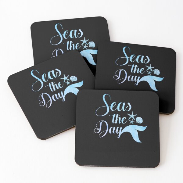 Item preview, Seas The Day Mermaid designed and sold by Kimberley King Art  King Art.
