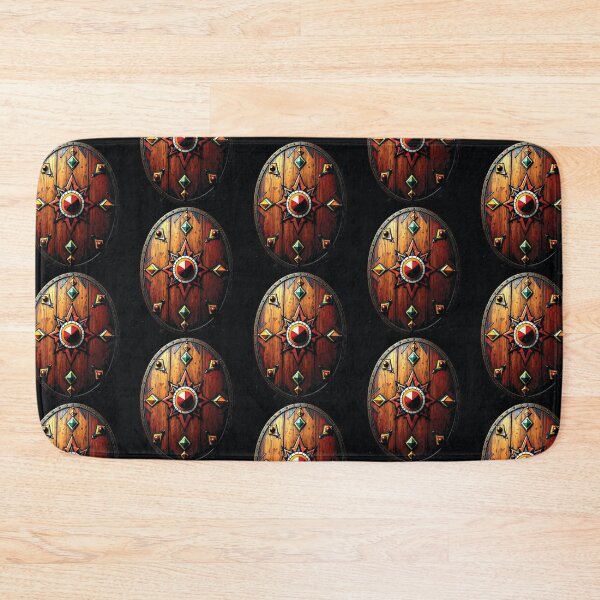 Item preview, Old Warrior Shield designed and sold by Dogandesighn.