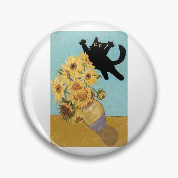 Aperçu de l'œuvre Le chat de Van Gogh créée et vendue par Angry Swan Designs.