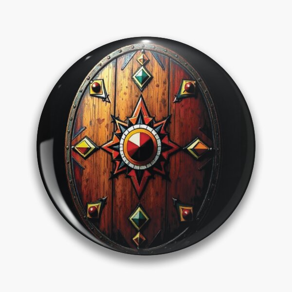 Item preview, Old Warrior Shield designed and sold by Dogandesighn.